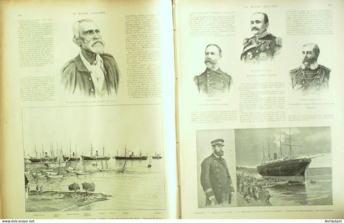 Le Monde illustré 1898 n°2148 Cuba Porto-Rico Santiago Princesse-des-Asturies Cadix