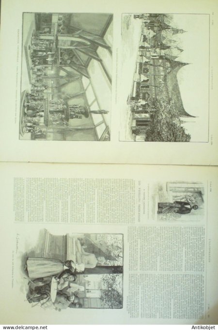 L'illustration 1900 n°2988 Suède Oscar II Mozambique Beira Algérie Igli Afrique-Sud Prétoria Pavillo