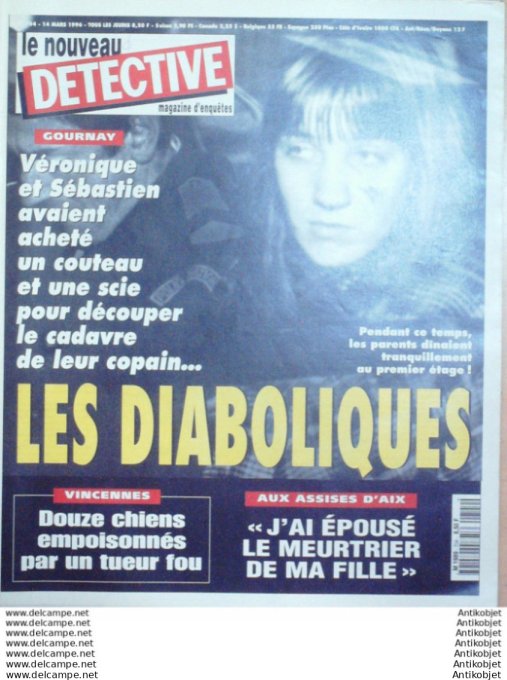 Détective 1996 # 704 Avoriaz St-Denis Vincennes St-Quentin Cuers