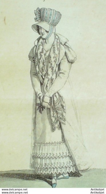 Costume Parisien 1815 # 1474 Redingote de casimir