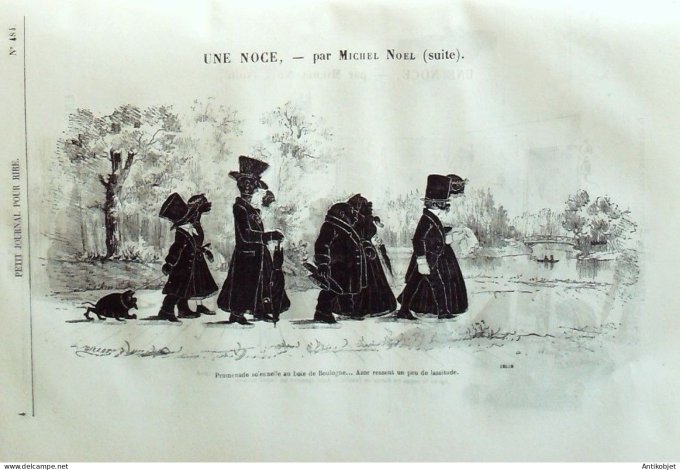 Petit journal pour Rire 1864 # 484 Une Noce Michel Noel