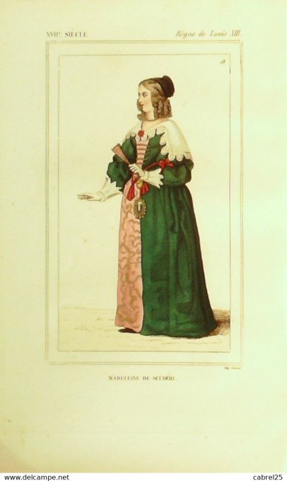 De Scuderi Madeleine 17ème 1852