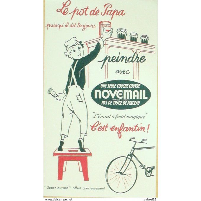Buvard NOVEMAIL Peinture