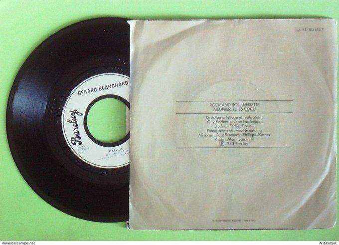 Blanchard Gérard 45T SP Papous 1983