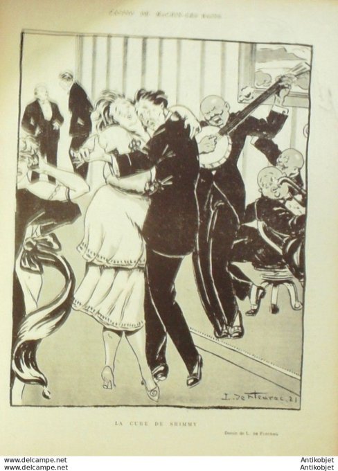 Le Rire 1921-08-20 # 133 Journal humoristique Ed.Originale Casino Machin-Les-Bains
