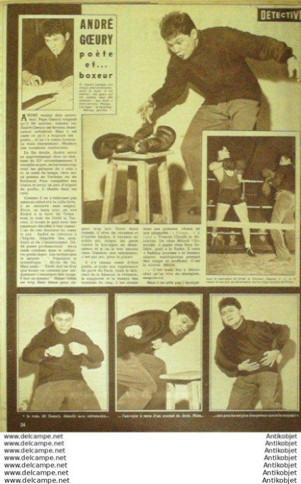 Détective 1955 # 471 Tullins Louvrol Louvrol May/Evre Fenain Pluduno