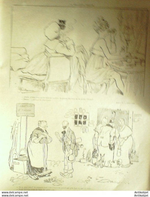 Le Rire 1919-01-11 #   4 Journal humoristique Ed.Originale Blanchissage crise