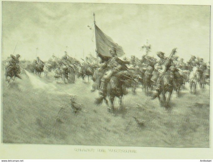 Soleil du Dimanche 1895 n°46 Léon Bourgeois Danube cavaliers Turkomans Kirghis