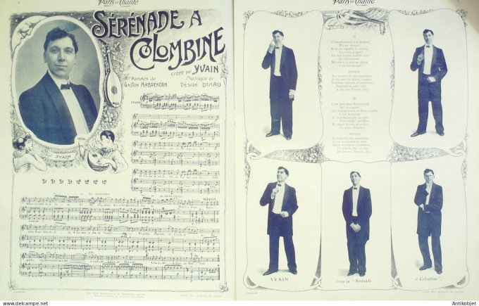 Paris qui chante 1903 n° 41 Pouget Yvain De Lilo Fursy Numa Blés