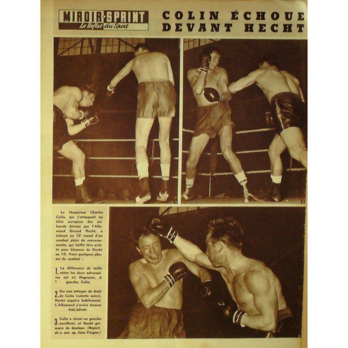 Miroir Sprint 1956 #  507 27 Fév Bozon Benedetto Herbillon Humez Colin Hecht Antibes