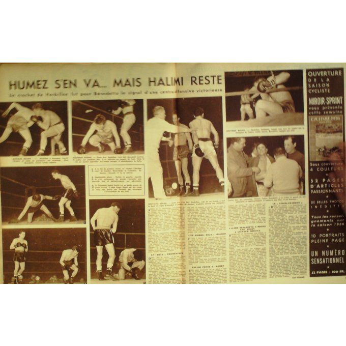 Miroir Sprint 1956 #  507 27 Fév Bozon Benedetto Herbillon Humez Colin Hecht Antibes