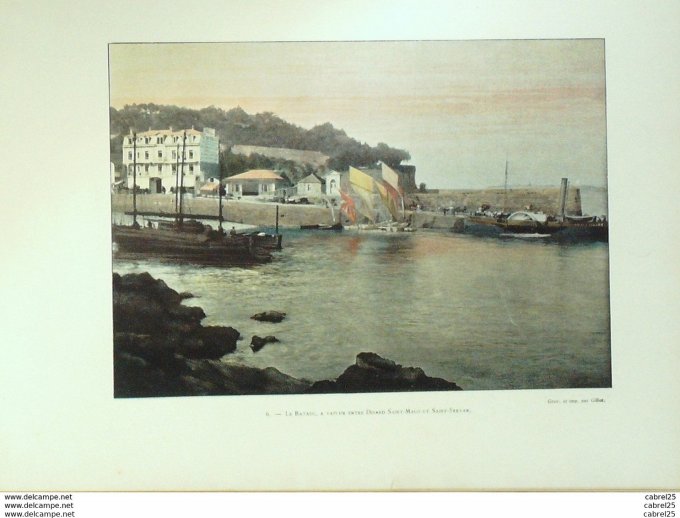 France (35) DINARD Port de pêche quai d'embarquement