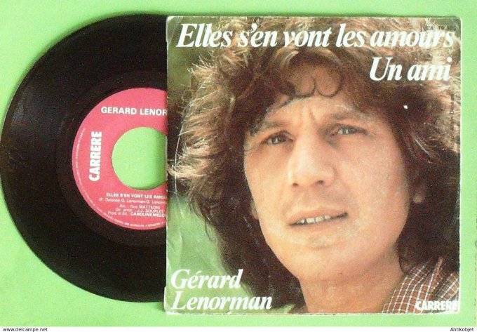 Lenorman Gérard 45T SP Elles s'en vont les amours 1977