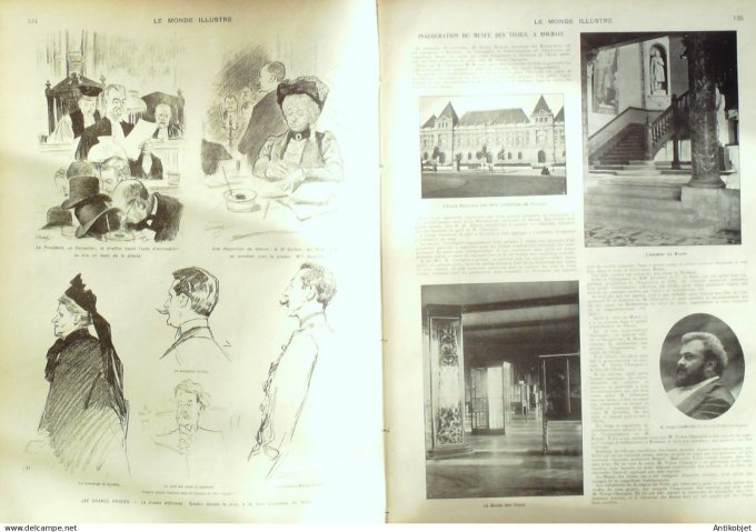 Le Monde illustré 1902 n°2384 Japon Nikko Chiuzenzi Marseille (13) Roubaix (59) Colmar (68) Madagasc