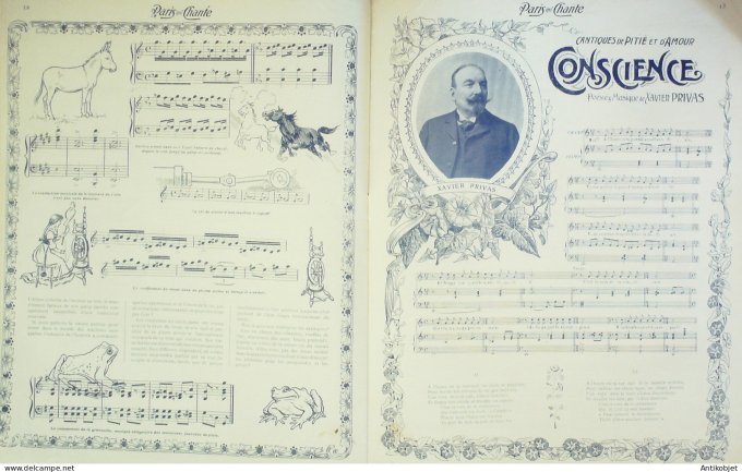 Paris qui chante 1904 #74 Nini Bonjour Dumoraize Xavier Privas Rosensteel