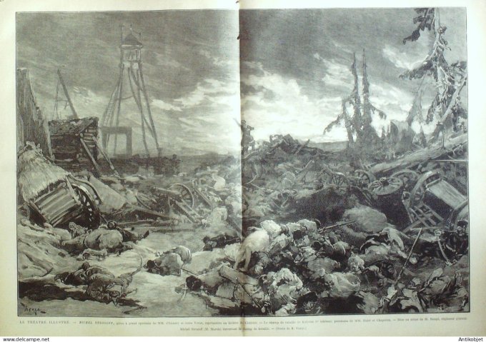 Le Monde illustré 1880 n°1235 Nîmes (30) Moscou Michel Strogoff Lisbonne