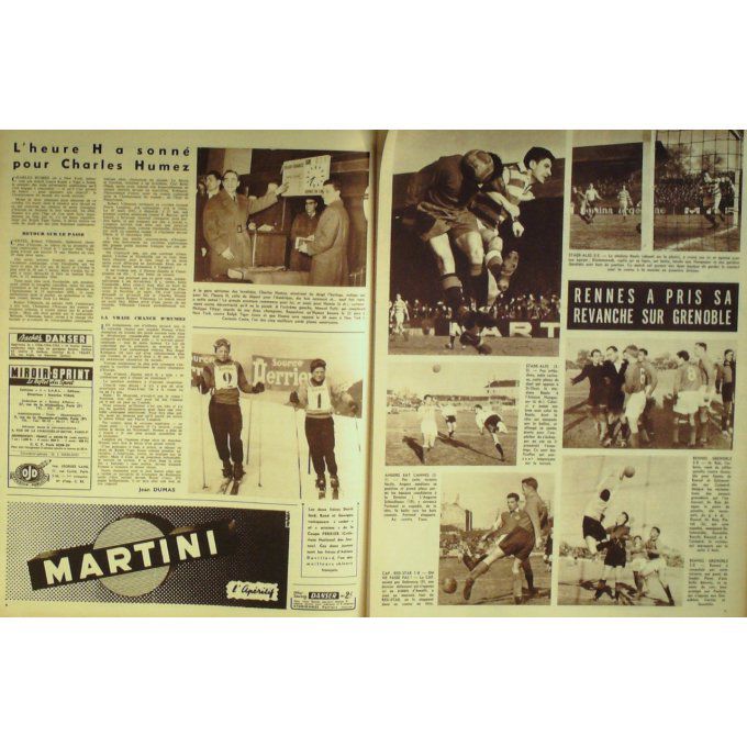 Miroir Sprint 1956 n° 509 12/03 MEYSENQ ELLIOTT BOBET STERCKX  SCHOTTE RENNES HUMEZ