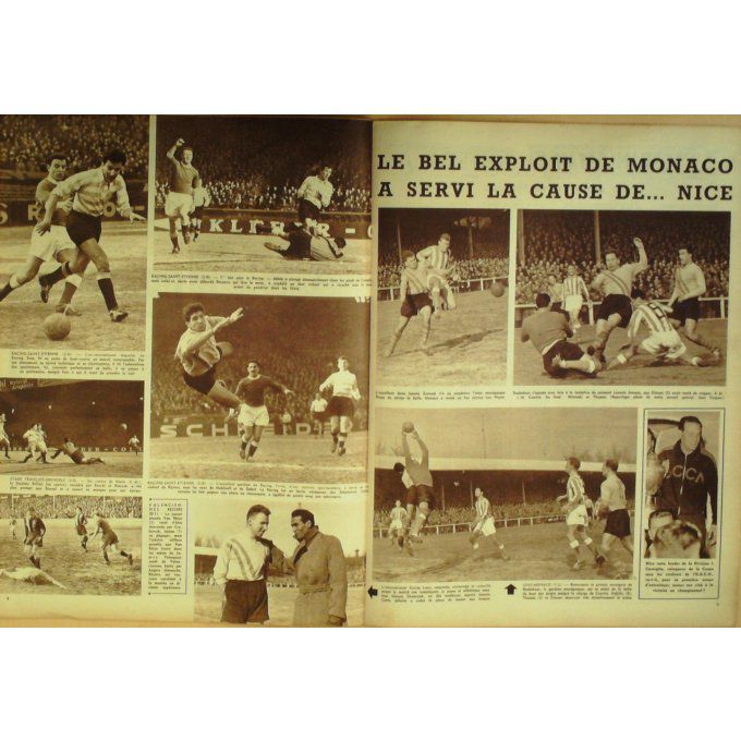 Miroir Sprint 1956 #  509 12 Mar Meysenq Elliott Bobet Sterckx  Schotte Rennes Humez