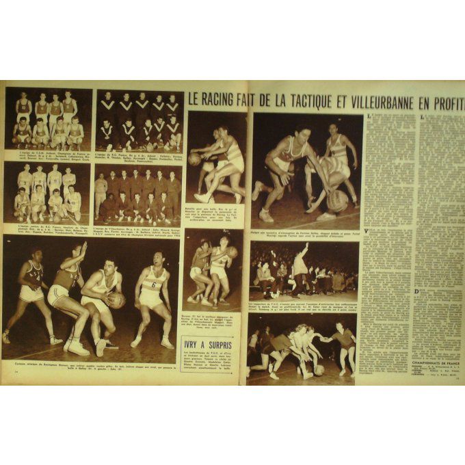 Miroir Sprint 1956 #  509 12 Mar Meysenq Elliott Bobet Sterckx  Schotte Rennes Humez