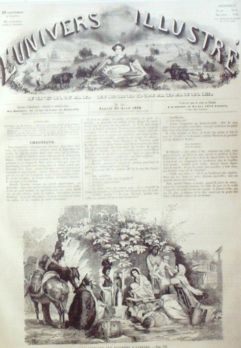 L'Univers illustré 1859 #  50 Grèce Athènes Pays-Bas Dordrecht Waal le coton