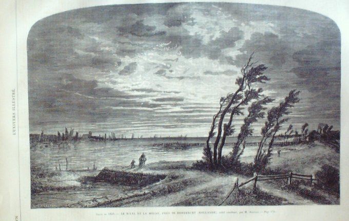 L'Univers illustré 1859 #  50 Grèce Athènes Pays-Bas Dordrecht Waal le coton