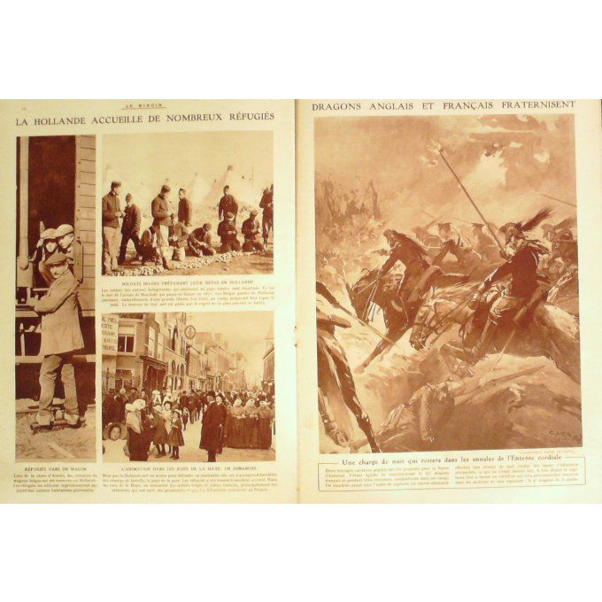 Le Miroir 1914 n° 50 LE HAVRE(76) HOLLANDE AUGUSTOVO