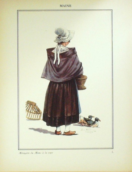 Pays de la Loire Maine Le Mans Metayere A La Cape 1920