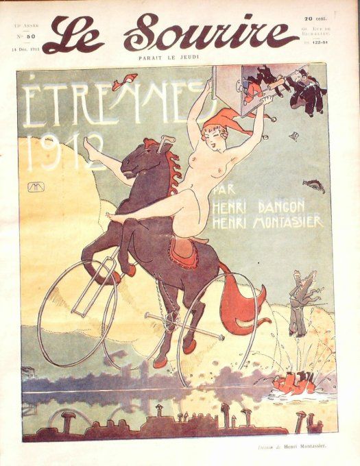 Le SOURIRE 1911 n° 050 Montassier Dangon Buret