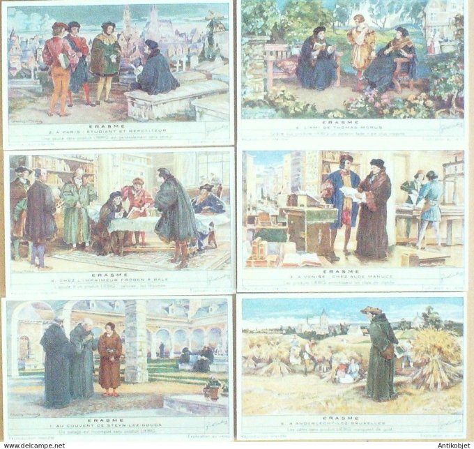 Chromo Liebig Sang 1491 Erasme (1950)