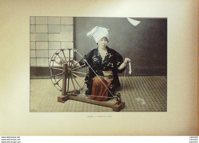 Japon FILEUSE de COTON
