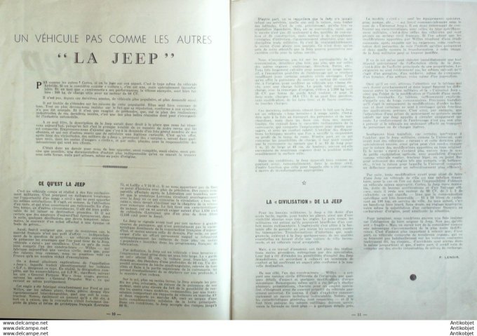 R.T Automobile Jeep N 48 # 1947