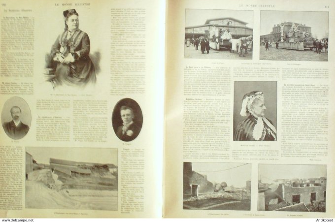 Le Monde illustré 1900 n°2240 Kimberlet Prétoria Tugela Colenso Mafeking Transvaal Ladysmith