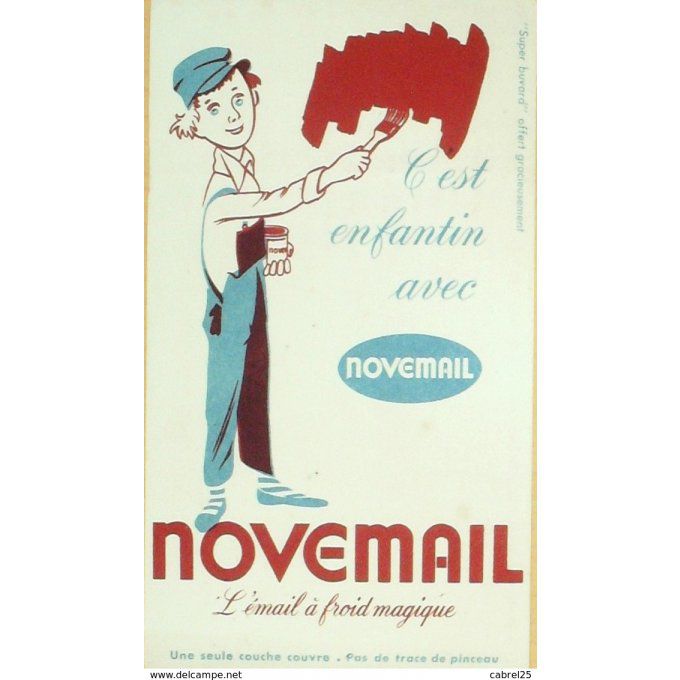 Buvard NOVEMAIL Peinture