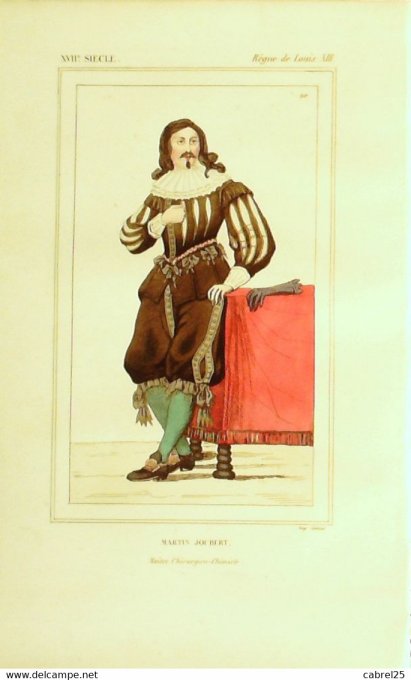 Joubert Martin Chirurgien Chimiste 17ème 1852