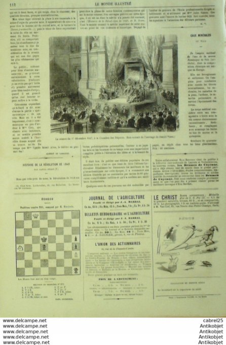 Le Monde illustré 1868 n°592 Plombieres (88) Italie Venise Saintes (17) Belgique Bruxelles