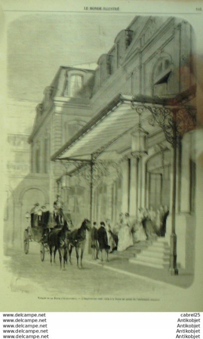 Le Monde illustré 1868 n°592 Plombieres (88) Italie Venise Saintes (17) Belgique Bruxelles