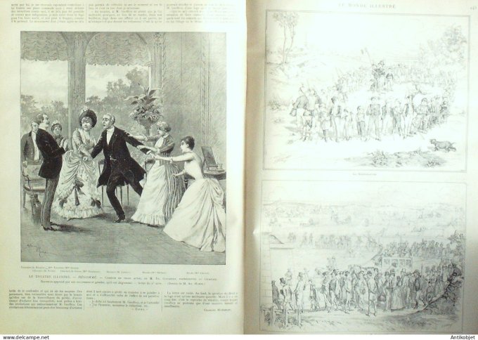 Le Monde illustré 1887 n°1593 Grèce acahntis Perse prince Zellé-Sultan