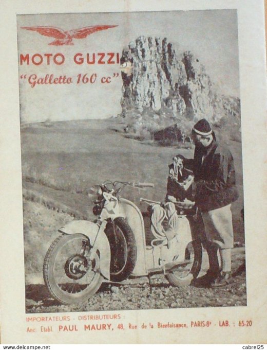 Moto Revue 1952 n° 1081 Bmw R51 3 Velox 250 Triumph 350 mecano pistons