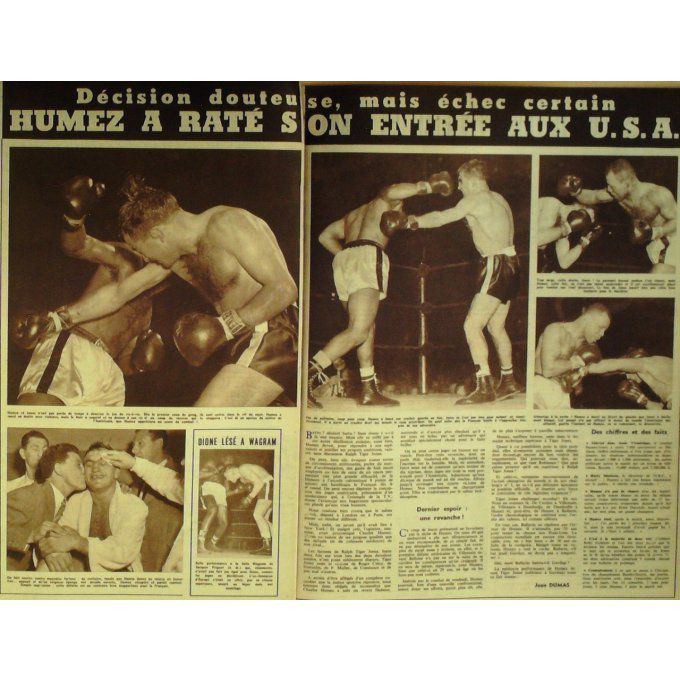 Miroir Sprint 1956 #  511 26 Mar Hassenforder Geminiani France Bulgarie Hassenforder