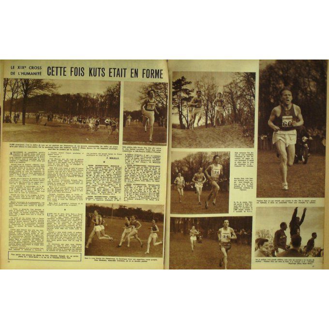 Miroir Sprint 1956 #  511 26 Mar Hassenforder Geminiani France Bulgarie Hassenforder