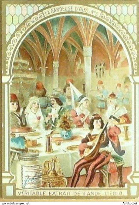 Chromo Liebig Sang  783 La gardeuses d'oies I (1904)