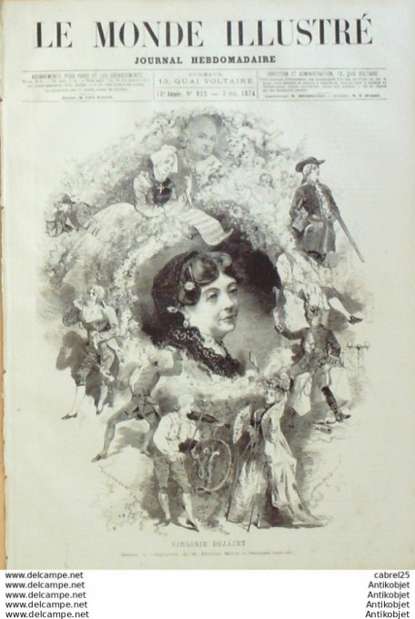 Gravure de mode Costume Parisien 1829 n°2723 Chapeau de paille capote à passe en tissu Bonnet de blo
