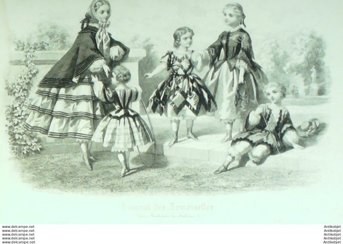 Journal de Demoiselles 1856 # 11b Travestissements enfants