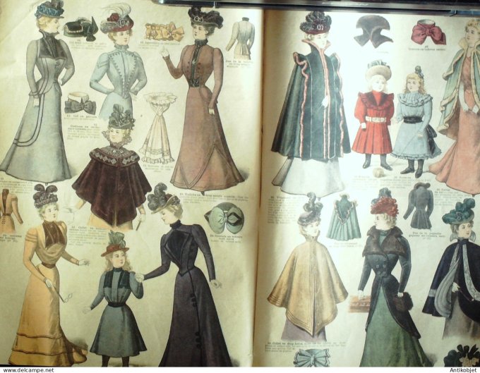 La Mode du Petit journal 1898 n° 48 Toilettes Costumes Passementerie