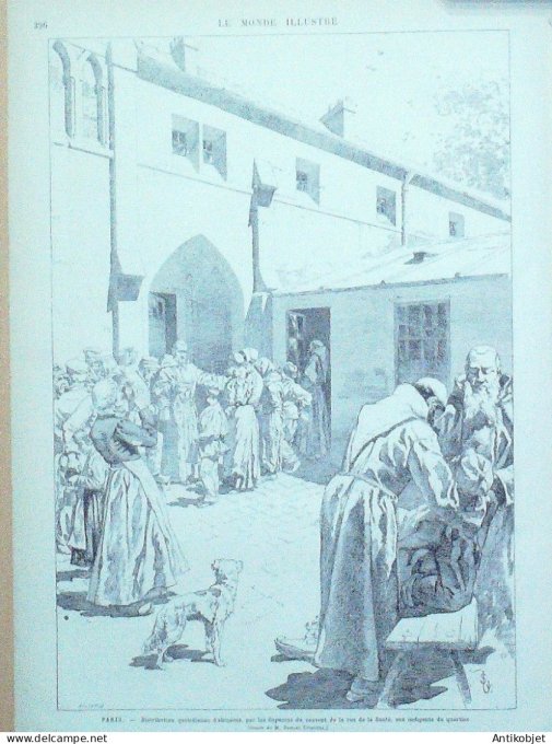 Le Monde illustré 1880 n°1213 Lisbonne Belem asco de Gama Camoens Russie St-Pétersbourg Alexandrowna