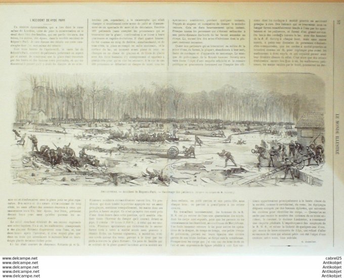 Le Monde illustré 1867 n°511 Autriche Tyrol Park Inde Kashmyr Algérie Blidah El Afroun Aix (13) Quin