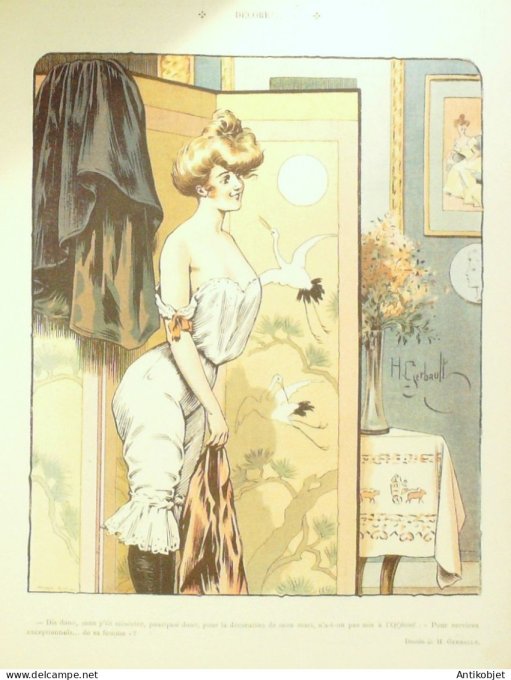 Le Rire 1906-02-10 # 158 Journal humoristique Ed.Originale Hammam
