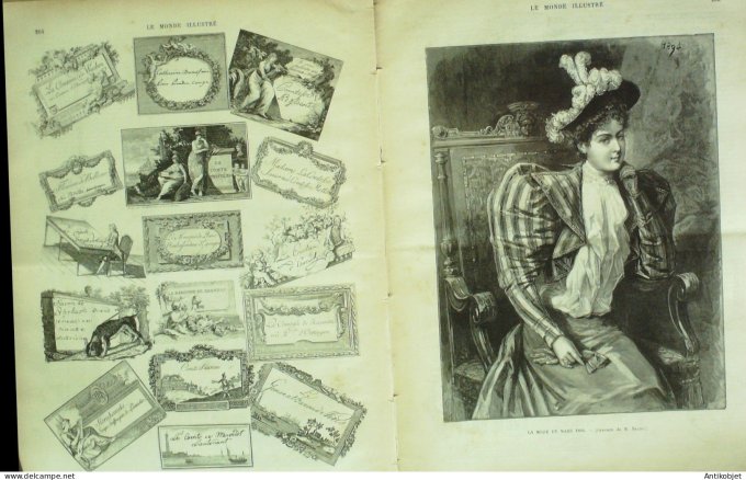 Le Monde illustré 1894 n°1931 Hongrie Budapest Mali Nioro Kaarta filan les Macina