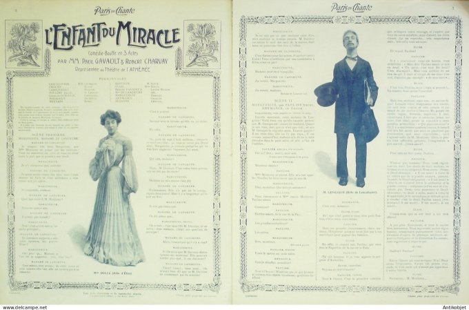 Paris qui chante 1903 #46 Duluc Levesque Puget Diaz Musette Polin Louise Bignon