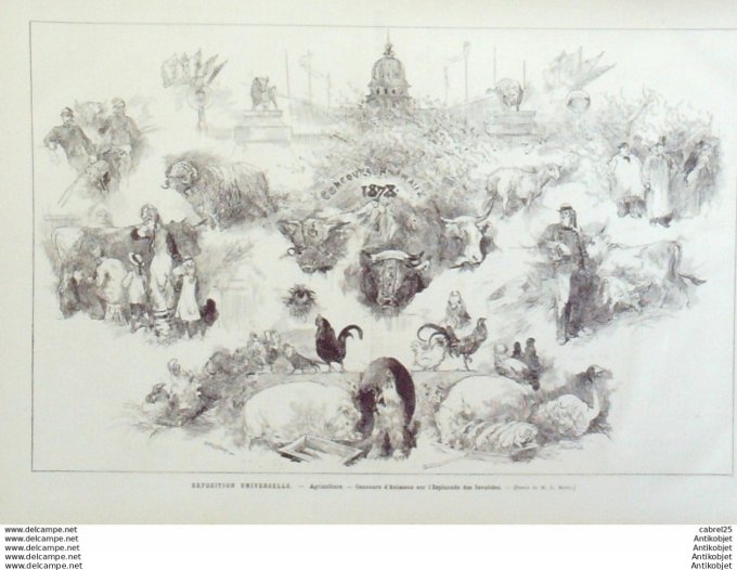 Le Monde illustré 1878 n°1108 George V Domremy (88) Jeanne D'arc Allemagne Berlin Radziwill Renan Ce